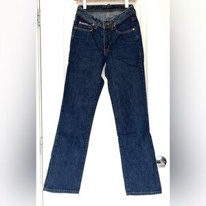 VINTAGE Hollywood Jeans High Waist Straight Leg Made in Canada Y2K 90s Mom Jeans